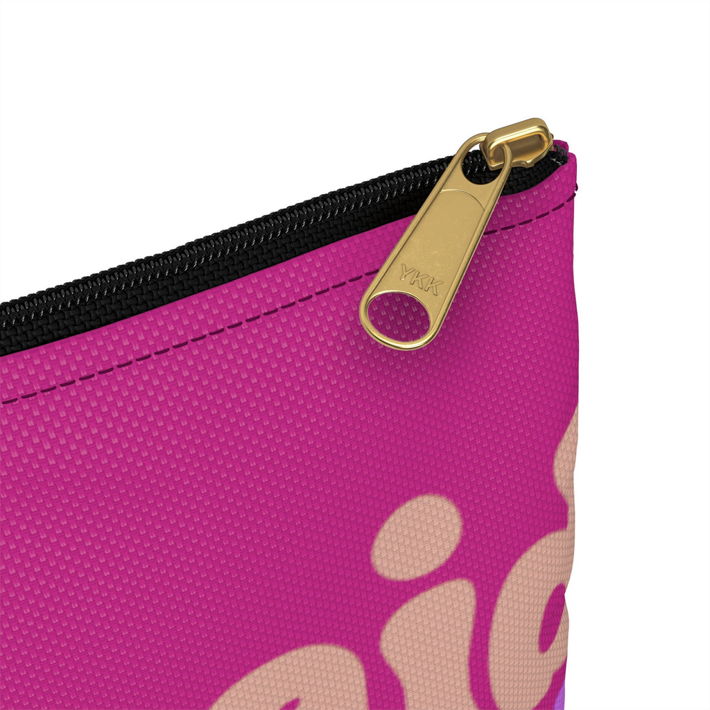 Boho Bridesmaid Smiley Makeup Bag: Bridal Party Gift