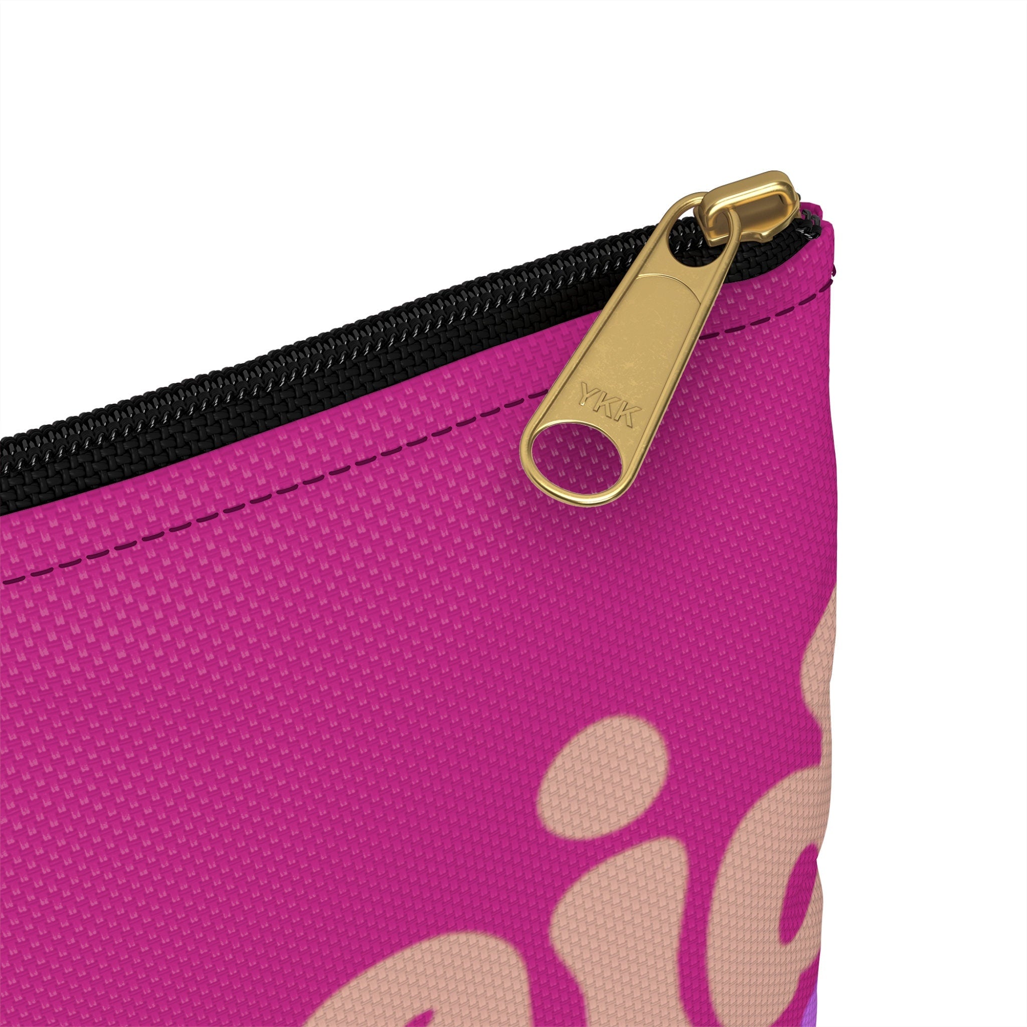Boho Bridesmaid Smiley Makeup Bag: Bridal Party Gift