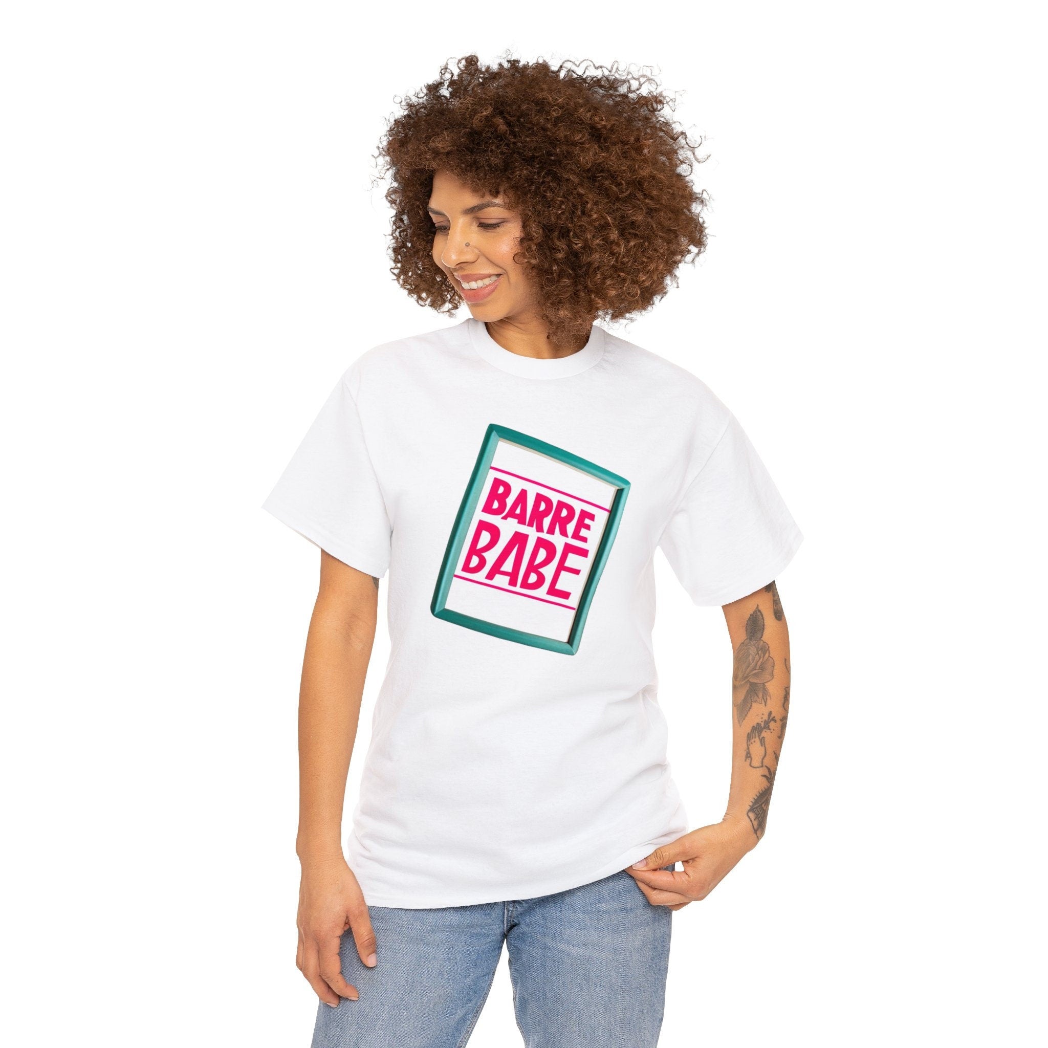 Barre Babe T-Shirt: 100% Cotton Fitness Tee