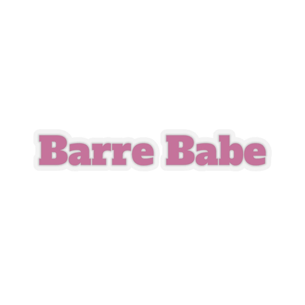 Barre Babe Sticker: Hot Pink Vinyl Decal