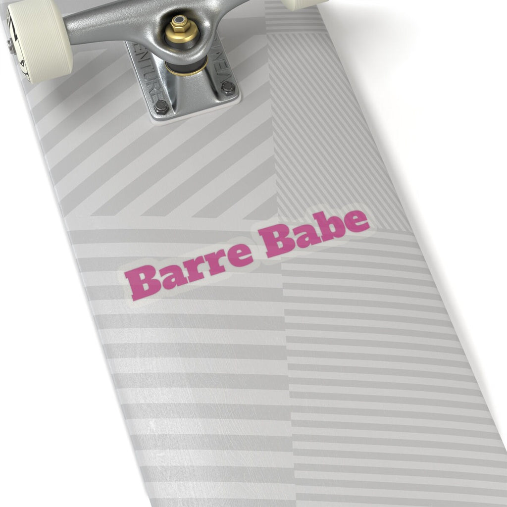 Barre Babe Sticker: Hot Pink Vinyl Decal