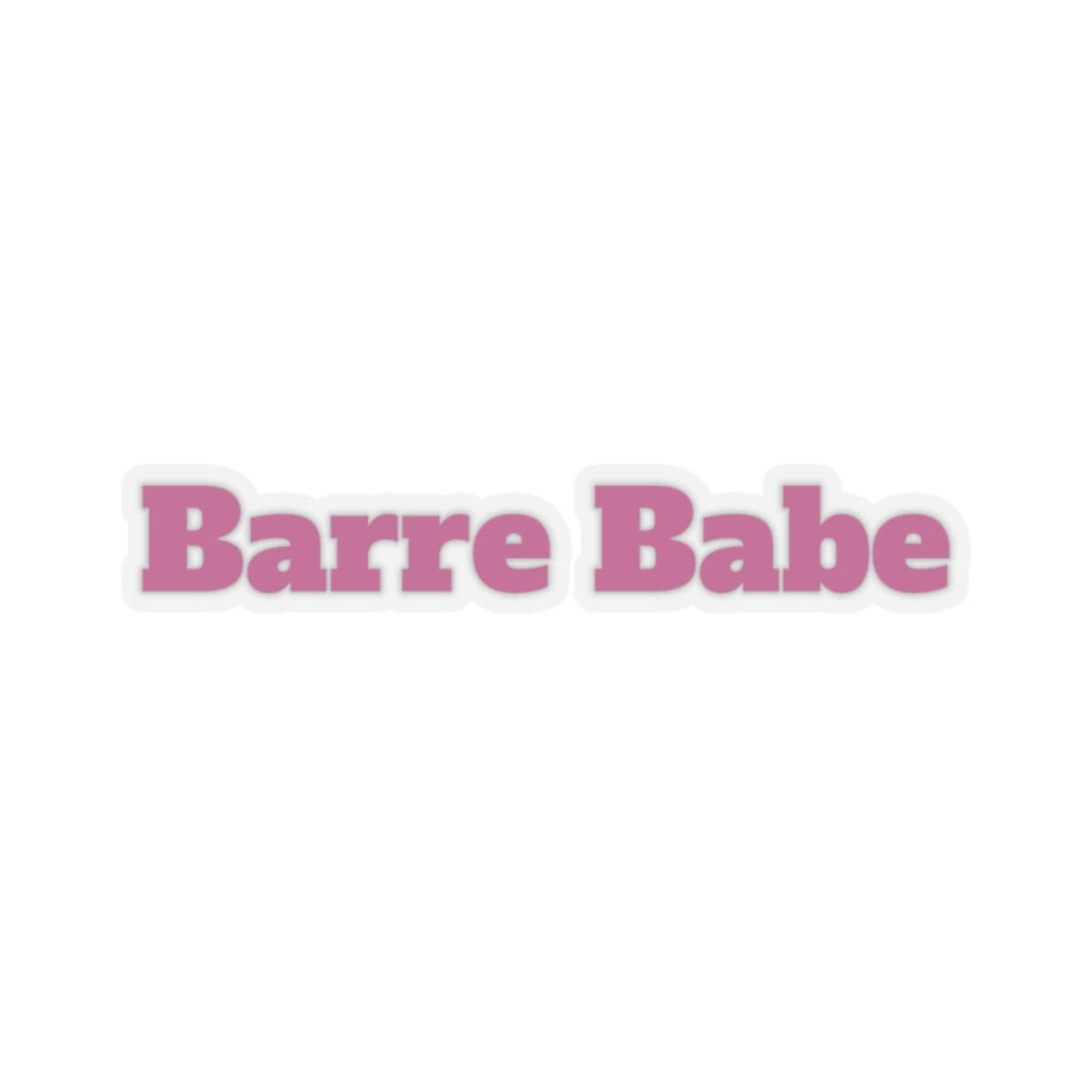 Barre Babe Sticker: Hot Pink Vinyl Decal