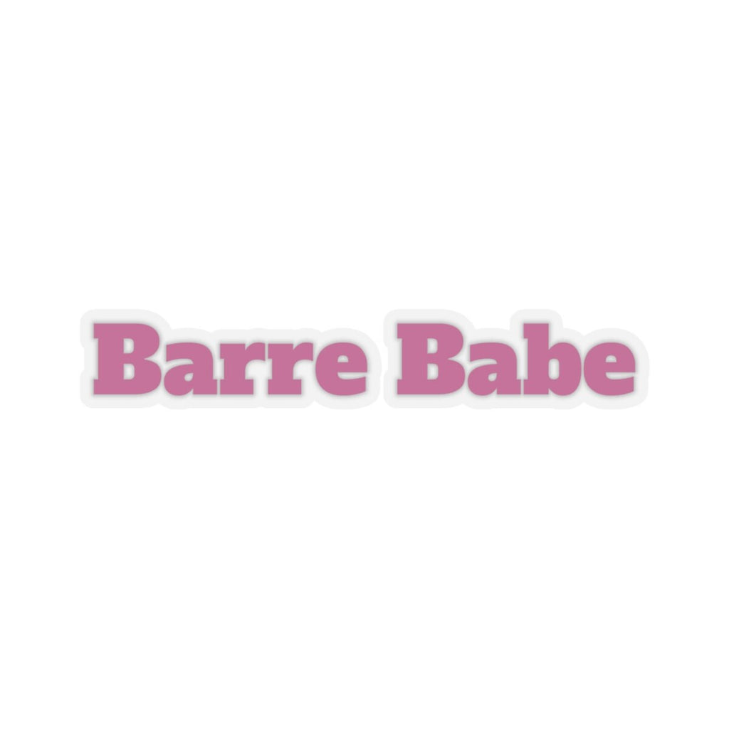 Barre Babe Sticker: Hot Pink Vinyl Decal