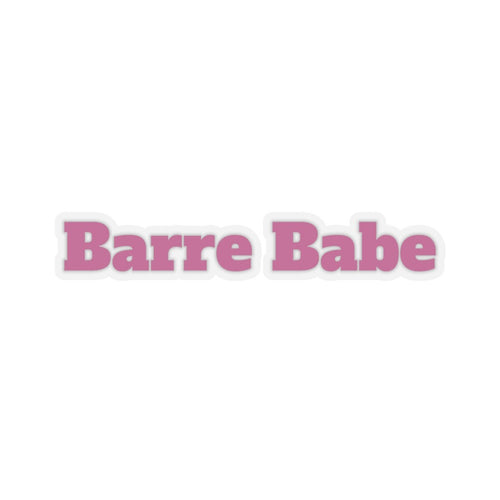 Barre Babe Sticker: Hot Pink Vinyl Decal
